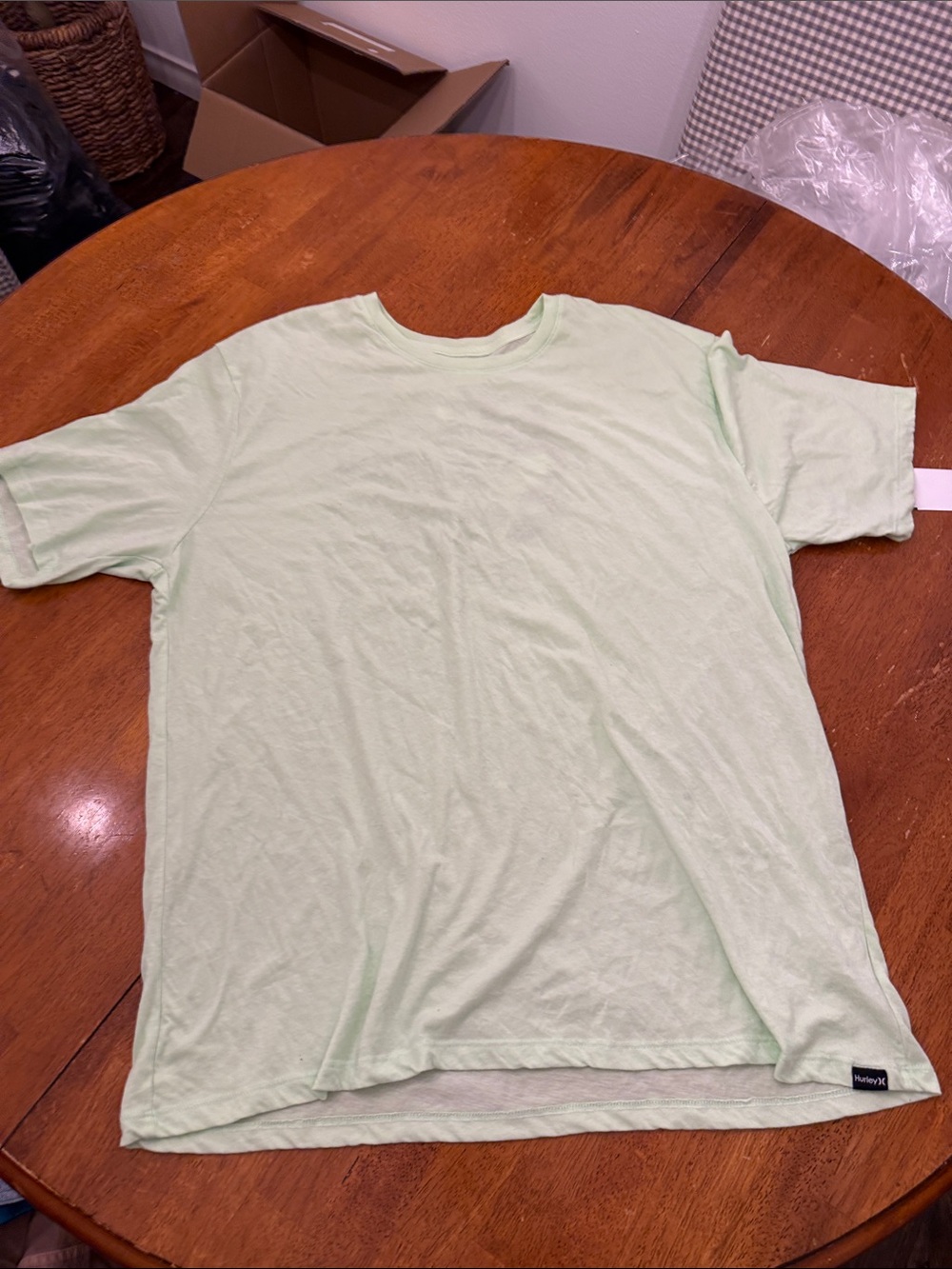 Hurley Light Green Crew Neck Tee xxl
